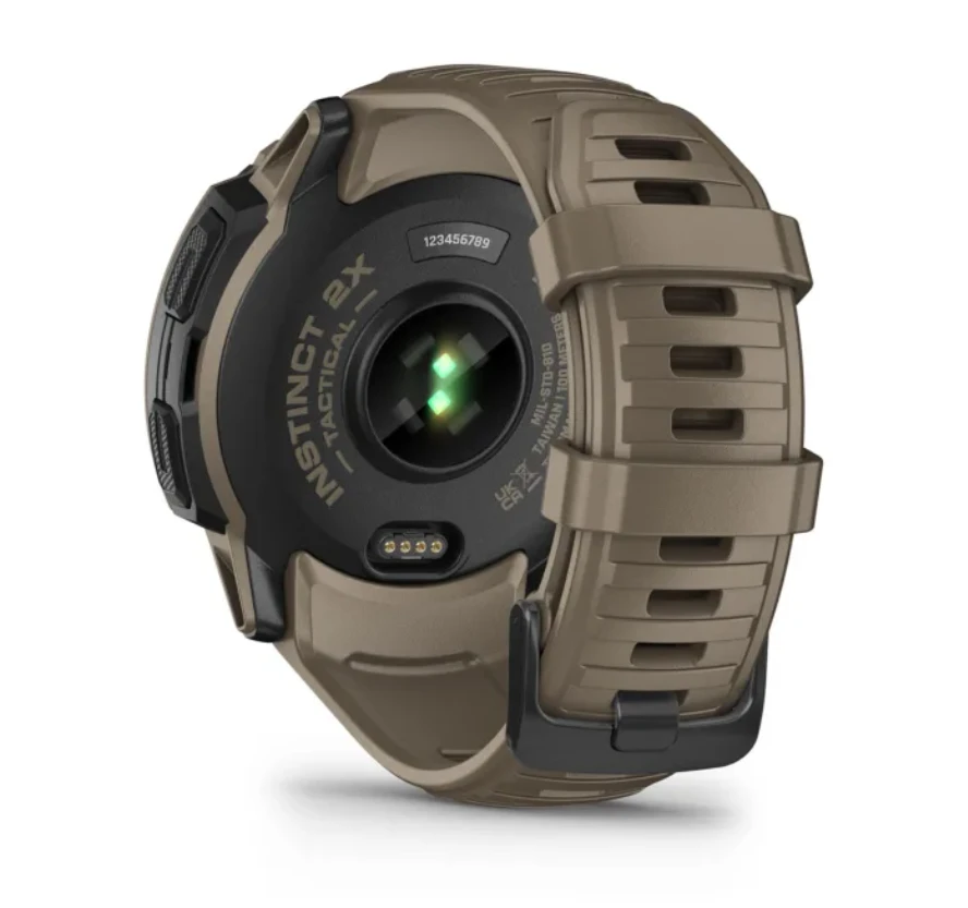 Išmanusis laikrodis Garmin Instinct® 2x Solar – Tactical Edition, Šviesiai rudos spalvos