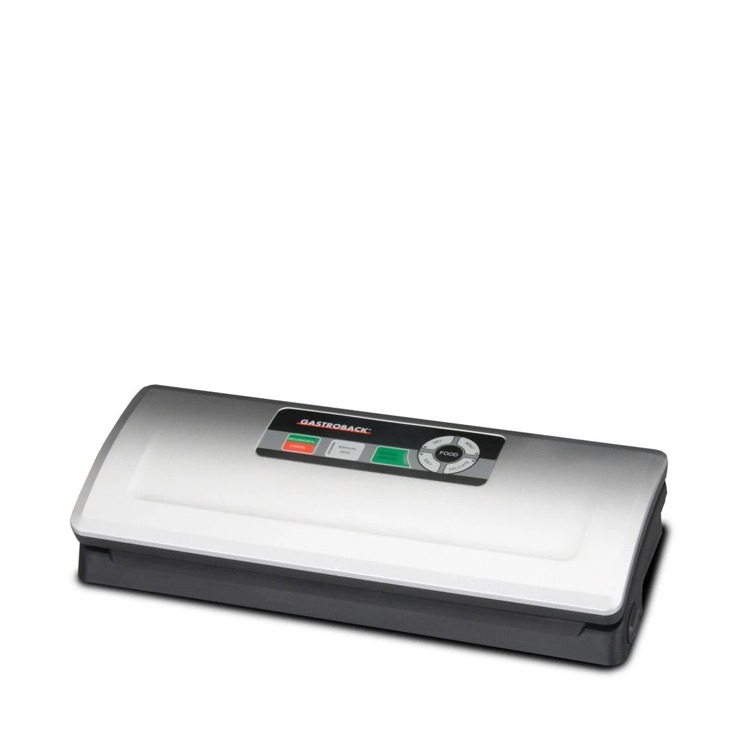 Vakuumatorius Gastroback Design Vacuum Sealer Plus, Juodas/sidabrinis, 10 maišelių
