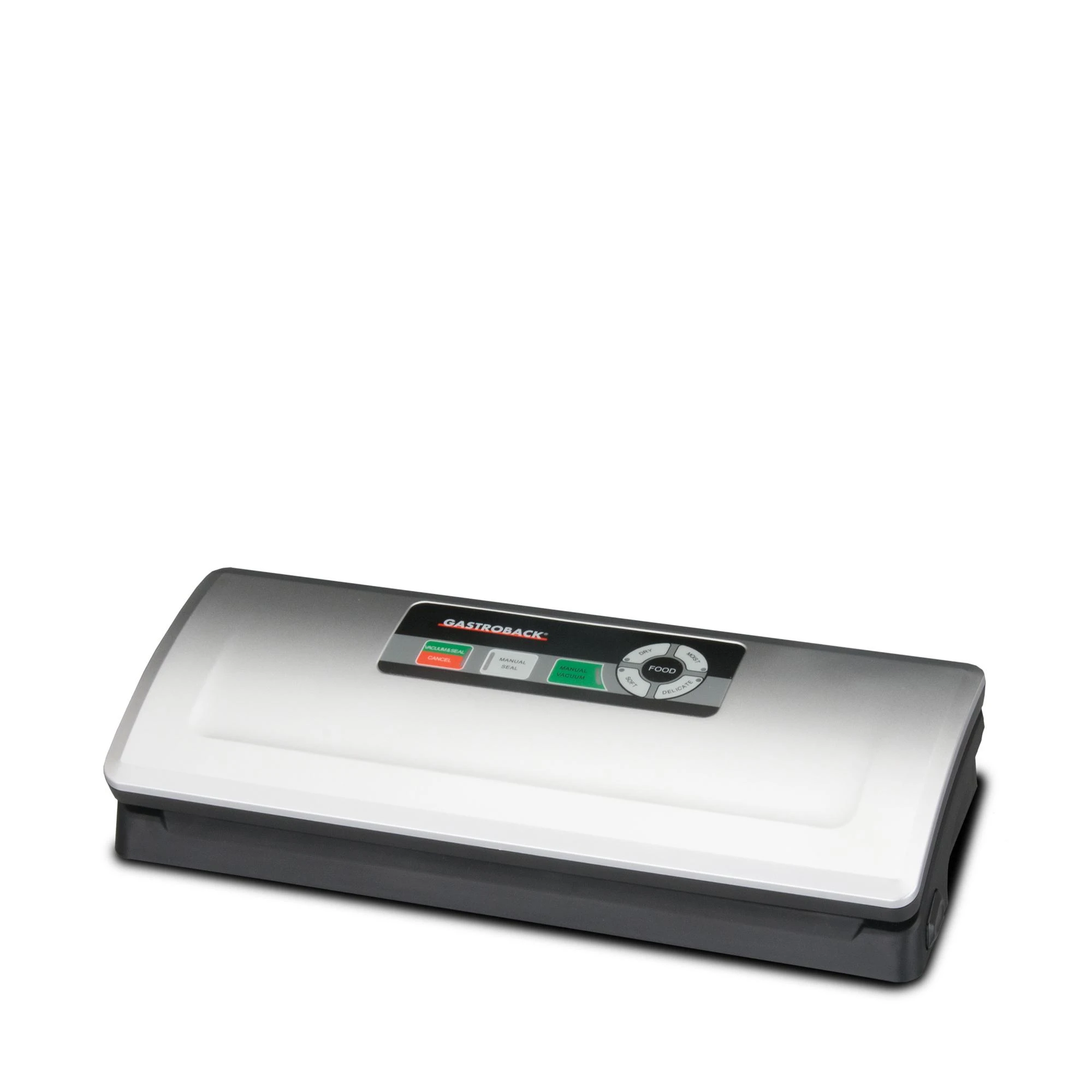 Vakuumatorius Gastroback Design Vacuum Sealer Plus, Juodas/sidabrinis, 10 maišelių