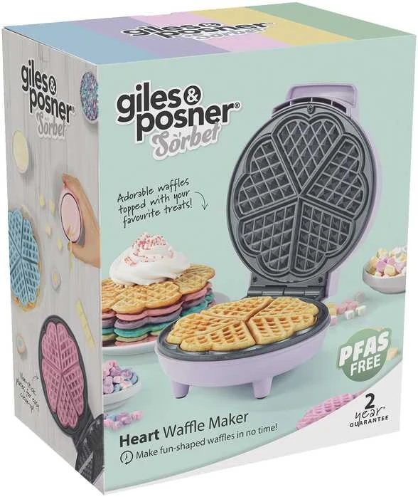 Giles & Posner EK6701GSPPVDE širdies formos vaflinė