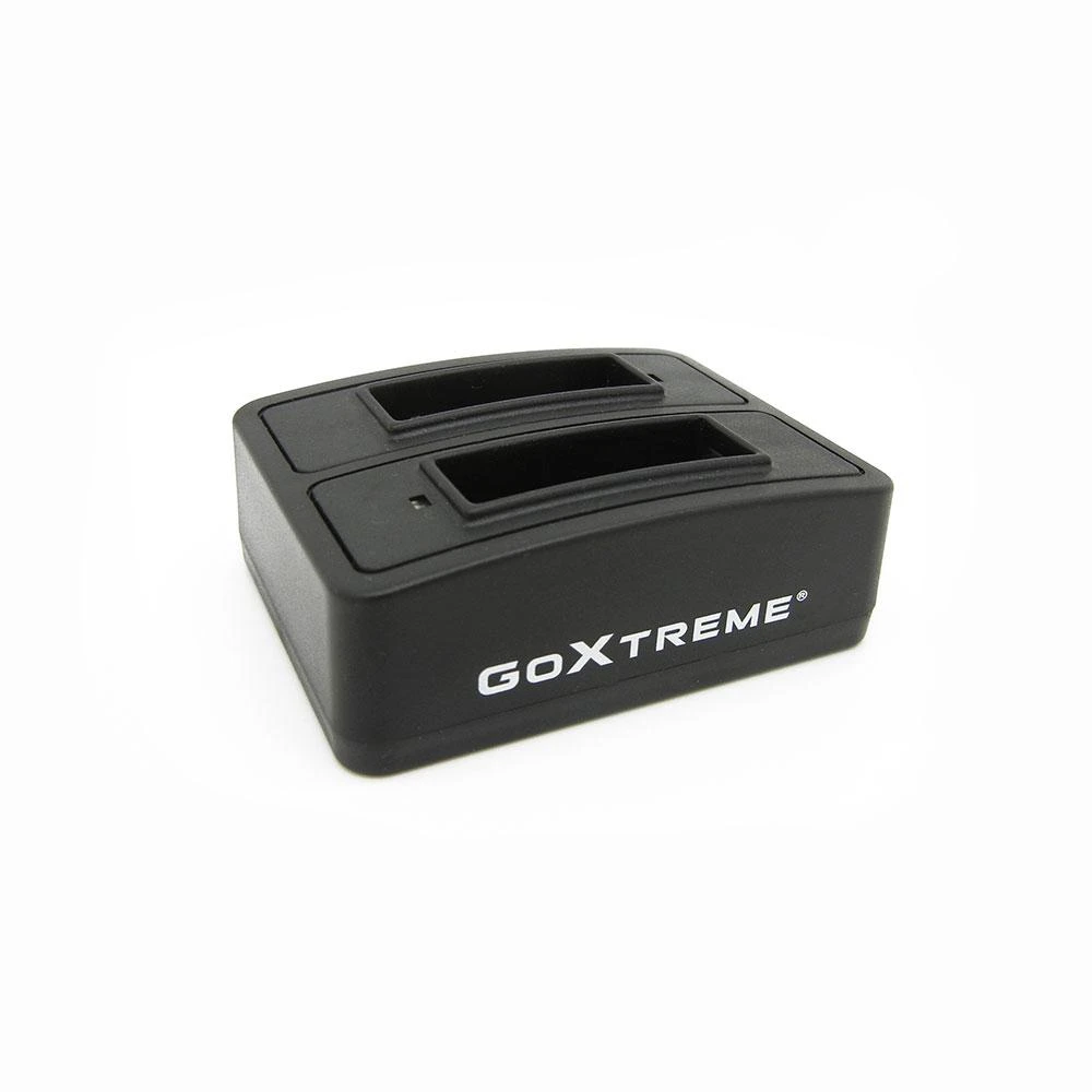 Easypix „GoXtreme“ akumuliatoriaus įkroviklis, skirtas „Juodas Hawk“ ir „Stage“.