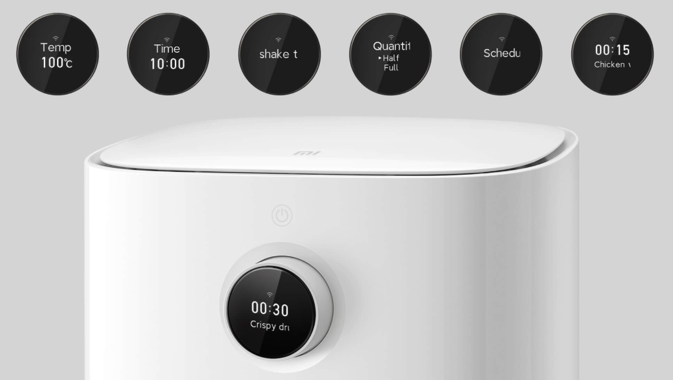 Gruzdintuvė Xiaomi Mi Smart Air Fryer Power 1500 W, Talpa 3.5 l, Balta