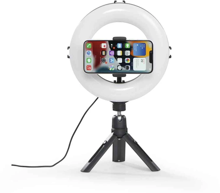 Hama žiedinis šviestuvas su mini stovu SPOTLIGHT SMART 80