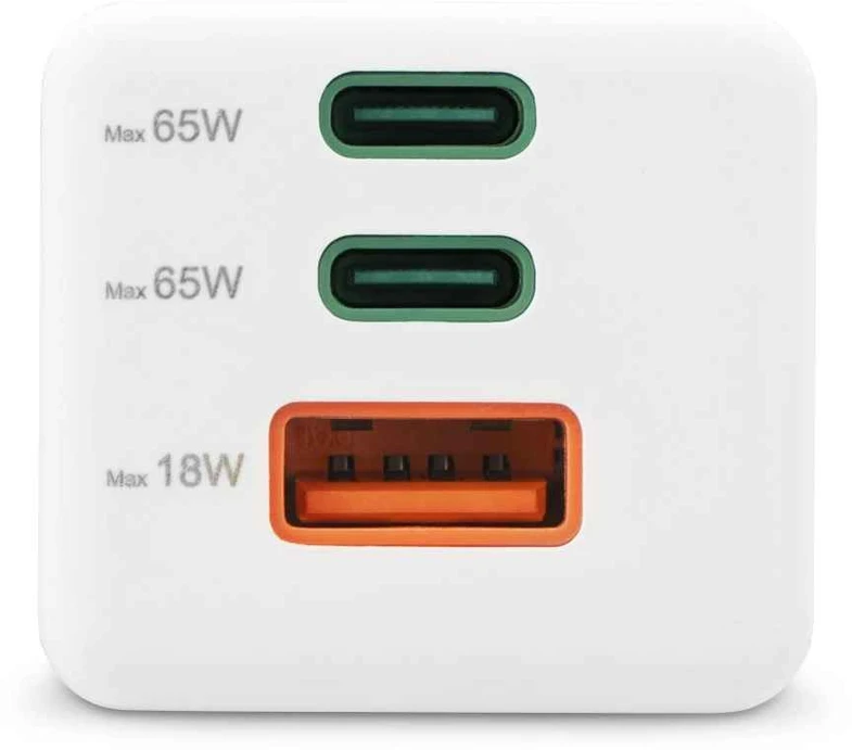 Hama 65W 2xUSB-C, 1xUSB-A PD do laptopa