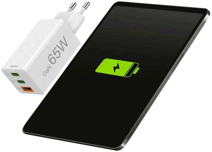 Hama 65W 2xUSB-C, 1xUSB-A PD do laptopa