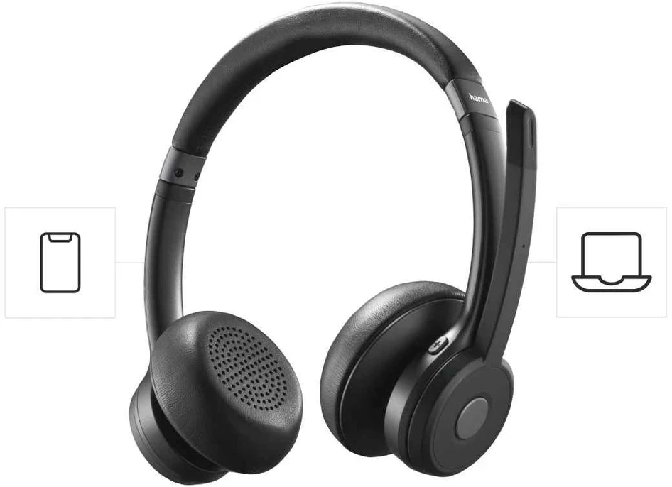 Hama Bluetooth biuro ausinės BT700 Multi-Point juodos – ausinės