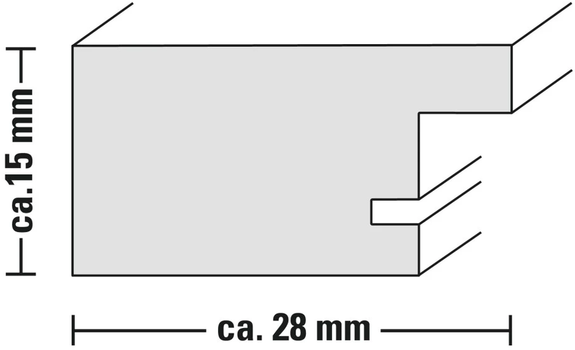Nuotraukų rėmelis Ramka Hama Chalet rudas 15x20 plastikinis rėmas