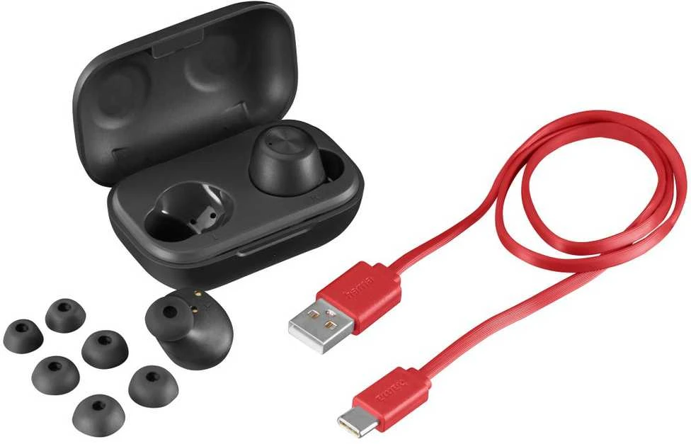 Hama Ausinės į ausis įkišamos TRUE WIRELESS Z ŁAD. IND. "PASSION CHOP" Juoda