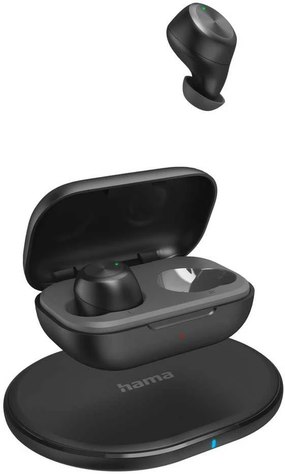 Hama Ausinės į ausis įkišamos TRUE WIRELESS Z ŁAD. IND. "PASSION CHOP" Juoda