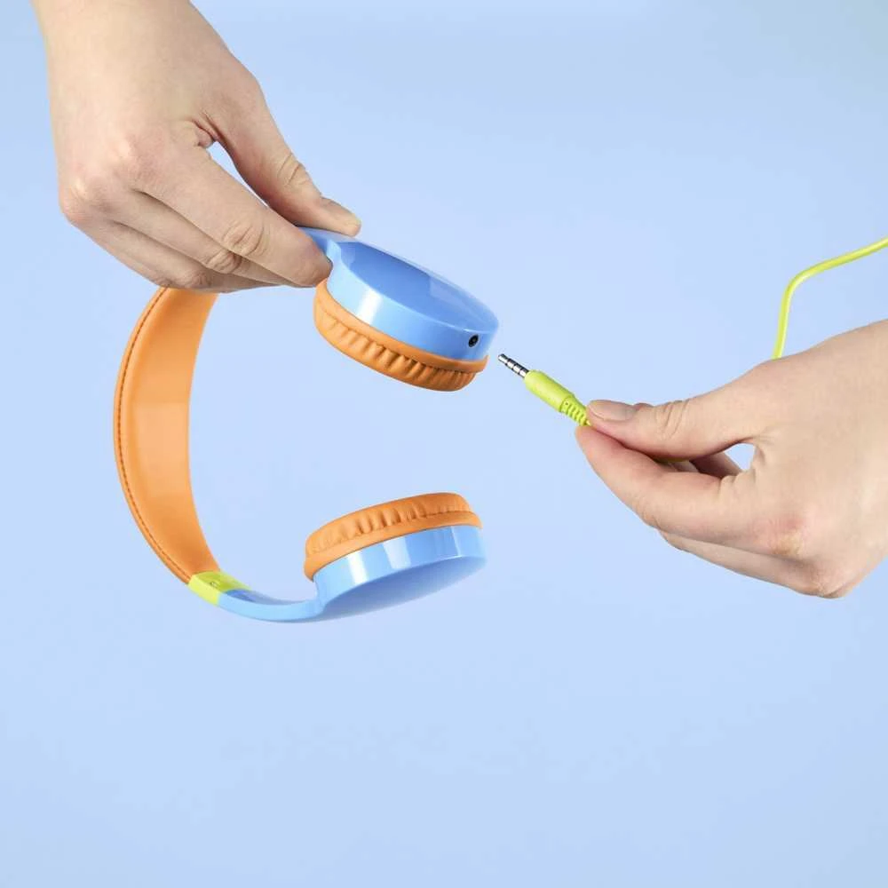 Ausinės Hama Over-Ear austiņas Bērniem Guard apjoma ierobežošanas dizains Zila