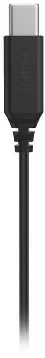 Ausinės Hama Sea USB-C, juodos spalvos