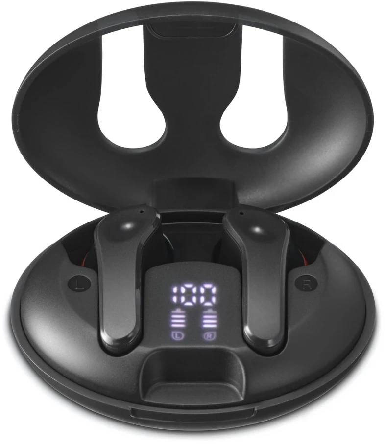 Hama Ausinės į ausis įkišamos TRUE WIRELESS "SPIRIT UNCHAINED" ENC Juoda