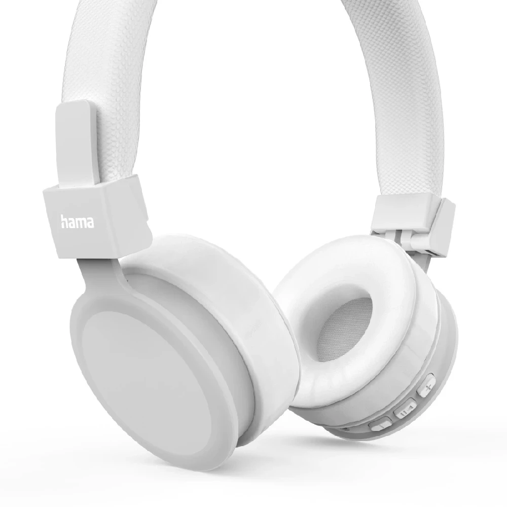 Hama „Over-Ear“ „Bluetooth“ ausinės „Freedom Lit II“, belaidės, stereo, su garsu, baltos