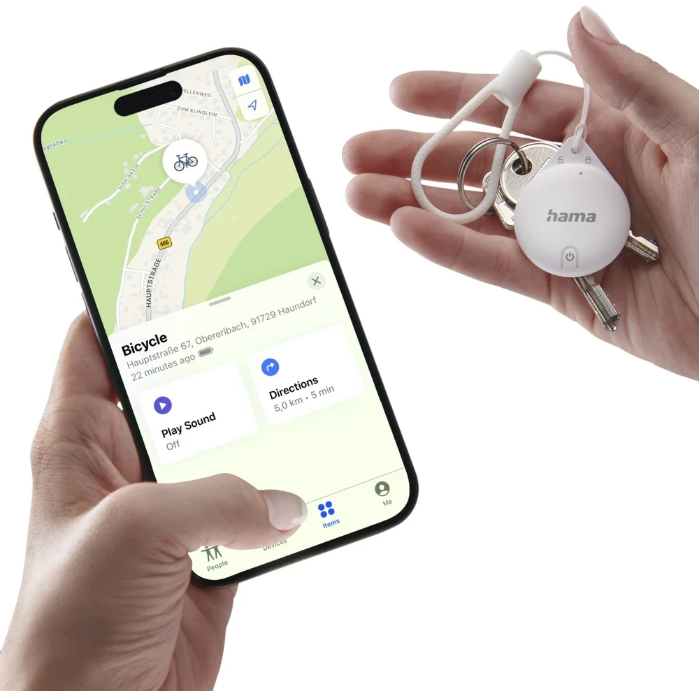 Hama Bluetooth vietos nustatymo lustas, baltas