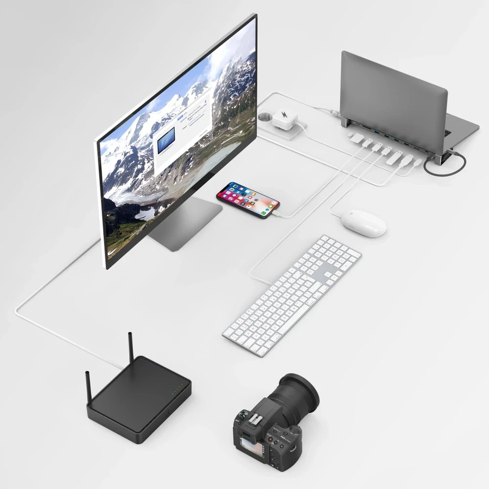 Doko stotelė Docking Station Hama 9-in-1 USB-C