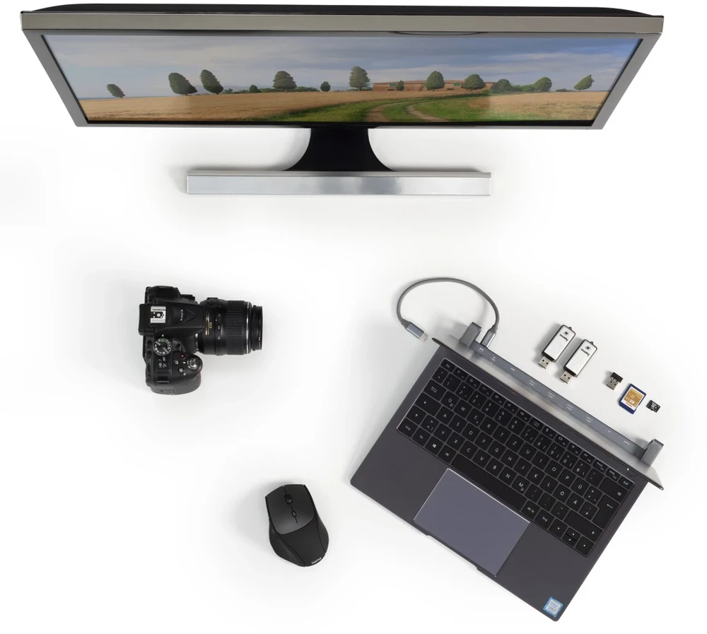 Doko stotelė Docking Station Hama 9-in-1 USB-C