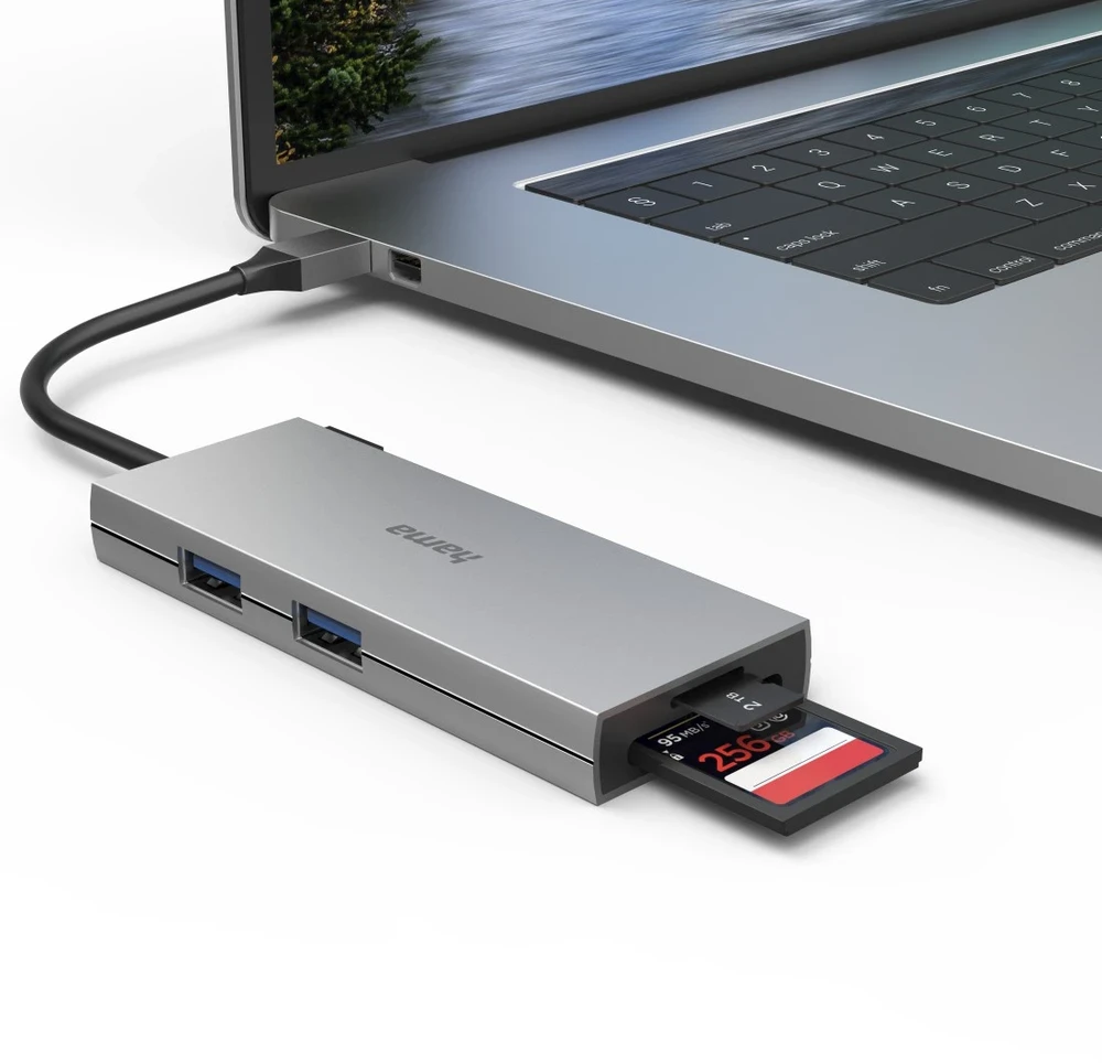 Hama kelių prievadų USB-C stotis / replikatorius (002001100000)