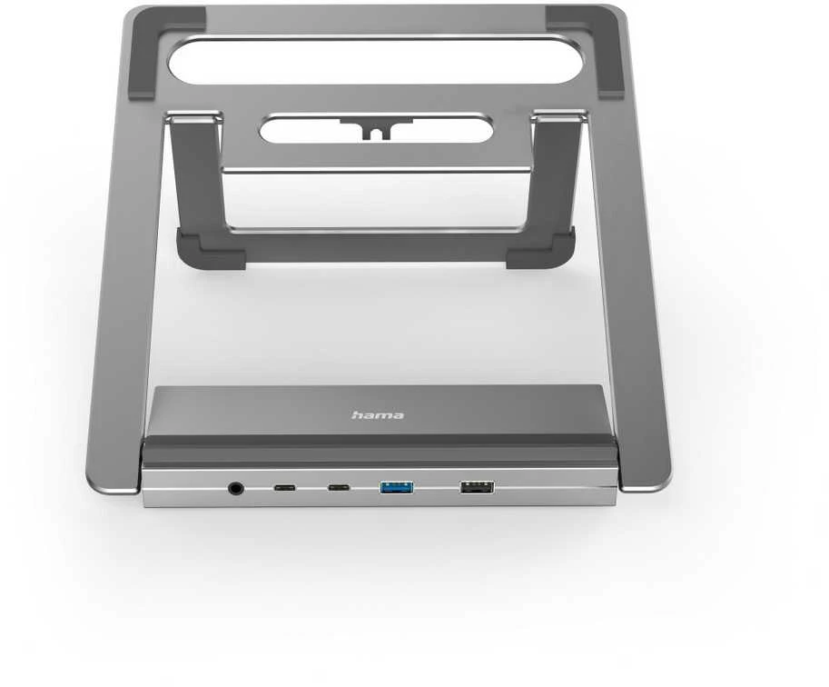 Hama USB-C prijungimo stotelė Connect 2 biuro stovas, nešiojamasis kompiuteris, 12 prievadų