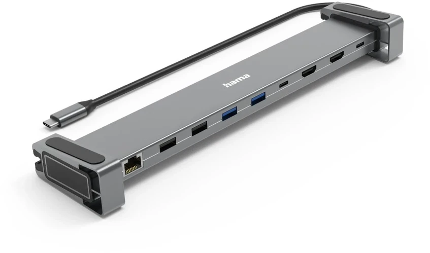 Nešiojamojo kompiuterio prijungimo stotis Hama Connect 2 Office USB-C / 100 W