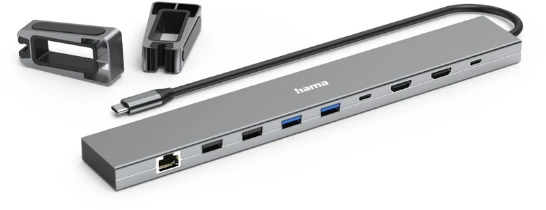 Nešiojamojo kompiuterio prijungimo stotis Hama Connect 2 Office USB-C / 100 W