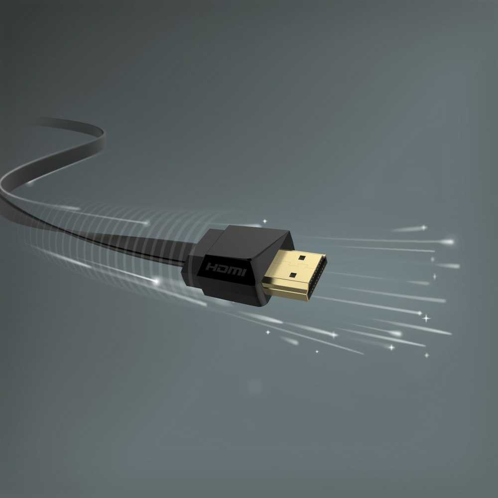 Hama HDMI 2.0B 4K, 1,5m, Flexi-Slim