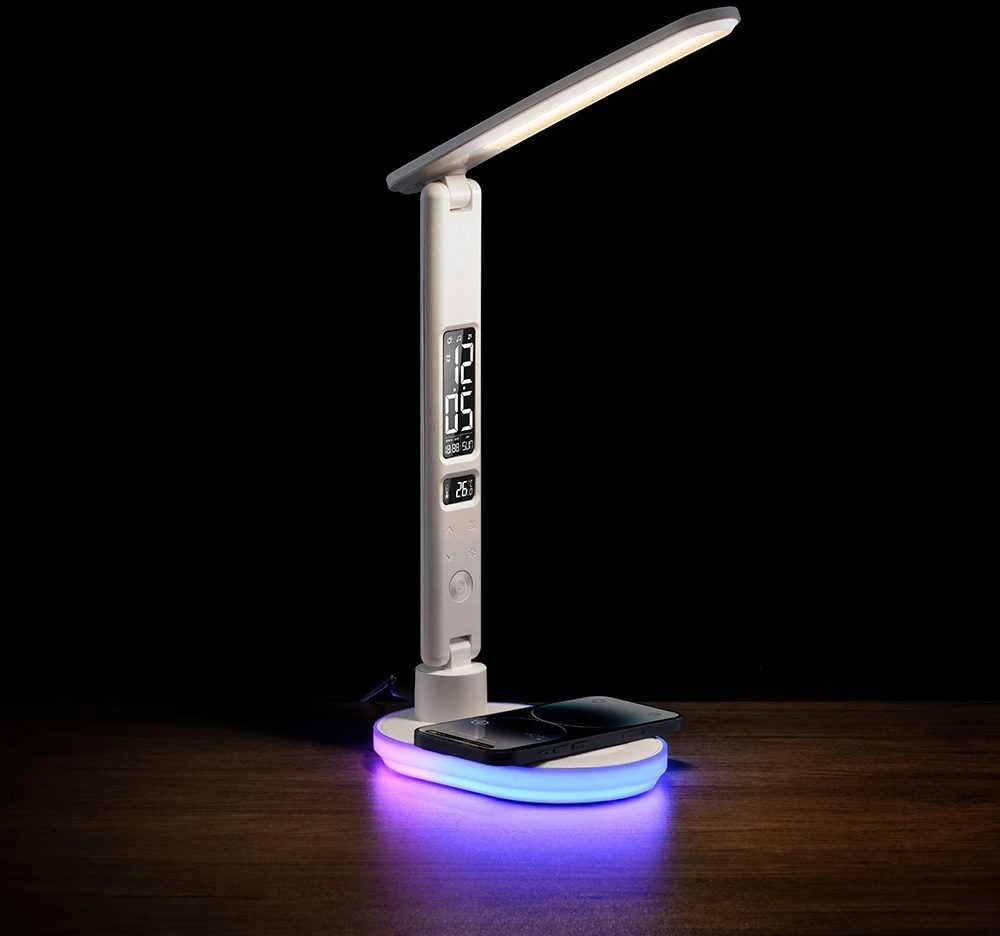 Hawk HW-LAMP03 LED Desk Lamp Baltas RGB