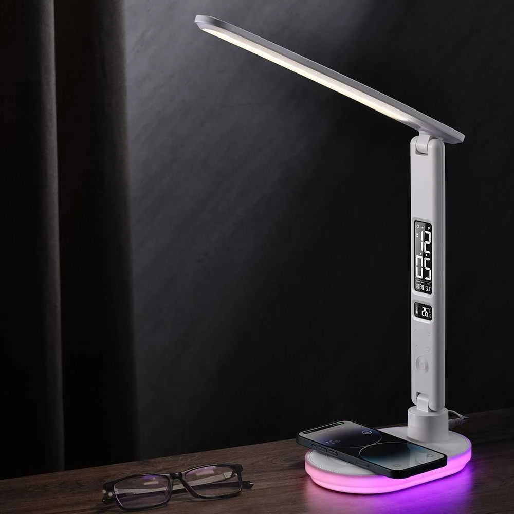 Hawk HW-LAMP03 LED Desk Lamp Baltas RGB