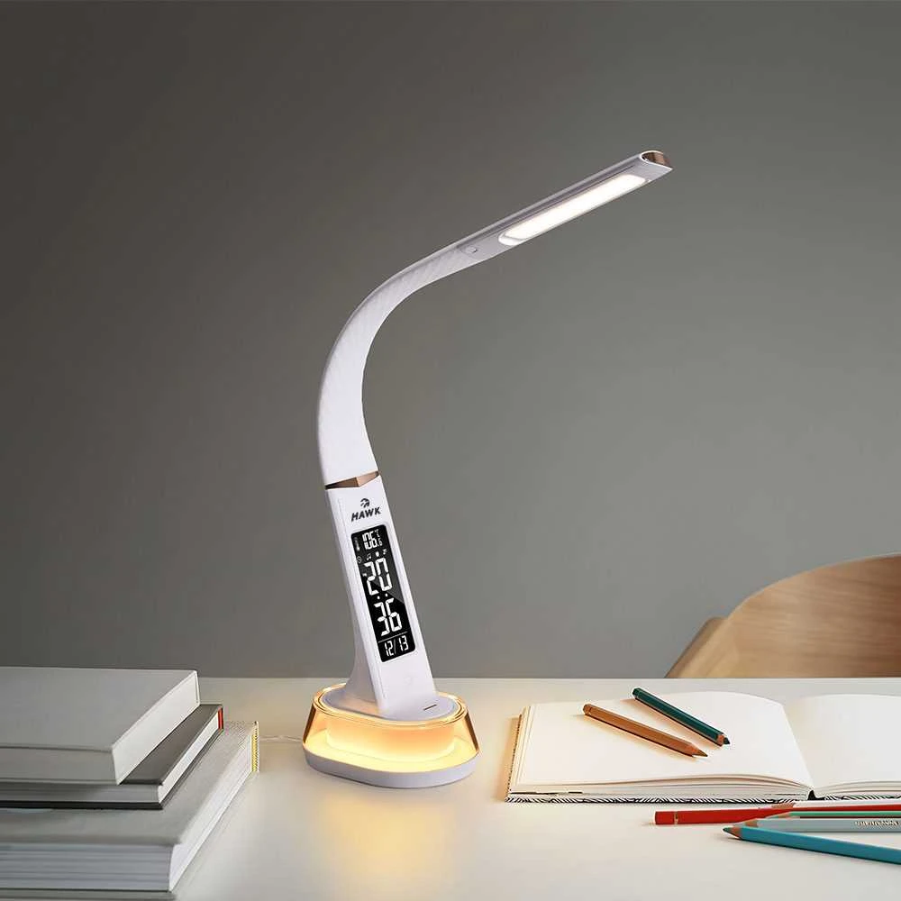Hawk HW-LAMP05 Desk Lamp Baltas