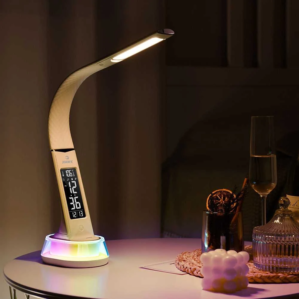 Hawk HW-LAMP05 Desk Lamp Baltas