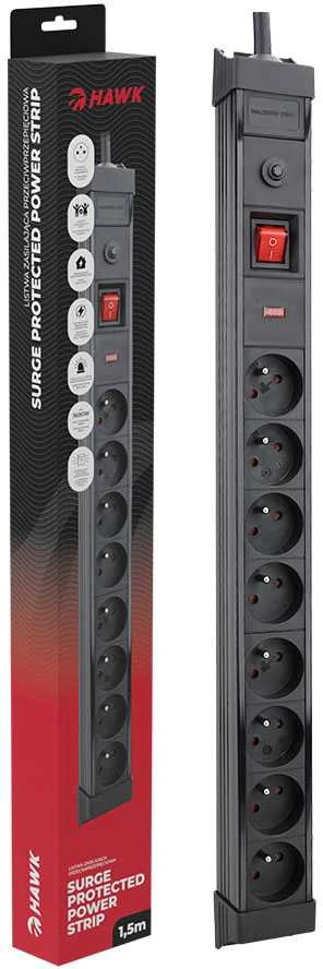 Hawk HWPS801BK 1,5m
