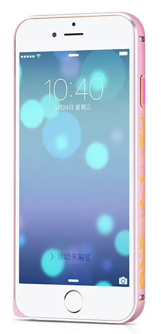 Dėklas Hoco Apple Apple iPhone 6 / 6S Good fortune bumper HI-T027 pink