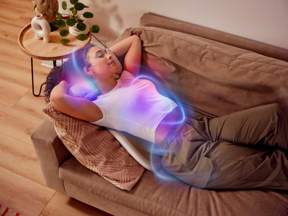 „Homedics BVA-HB150-EB“ vibroakustinė masažinė pagalvėlė „Bridge“