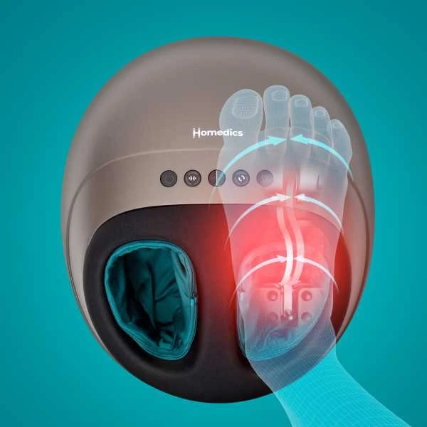 Homedics FMS-350HGY-EU Šiatsu oro pėdų masažuoklis