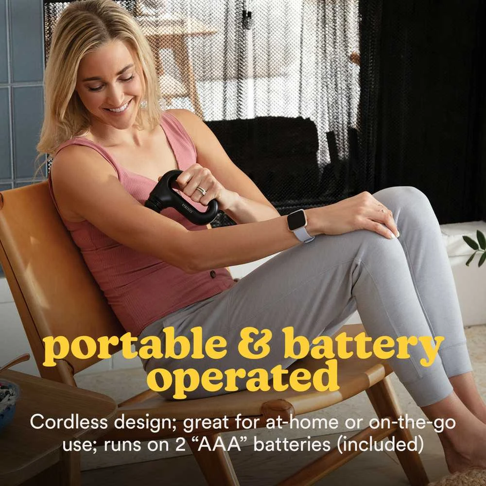 „Homedics HHP-120BK“ nešiojamas vibracinis masažo pistoletas