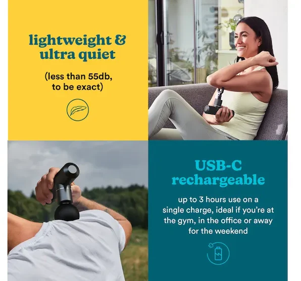 Homedics HHP-65GM MYTI antracito mini masažo pistoletas