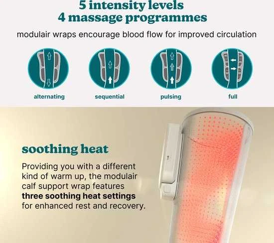 Homedics SR-CMXCE10HBND Modulair kompresinė blauzdų įtvaras + valdiklis