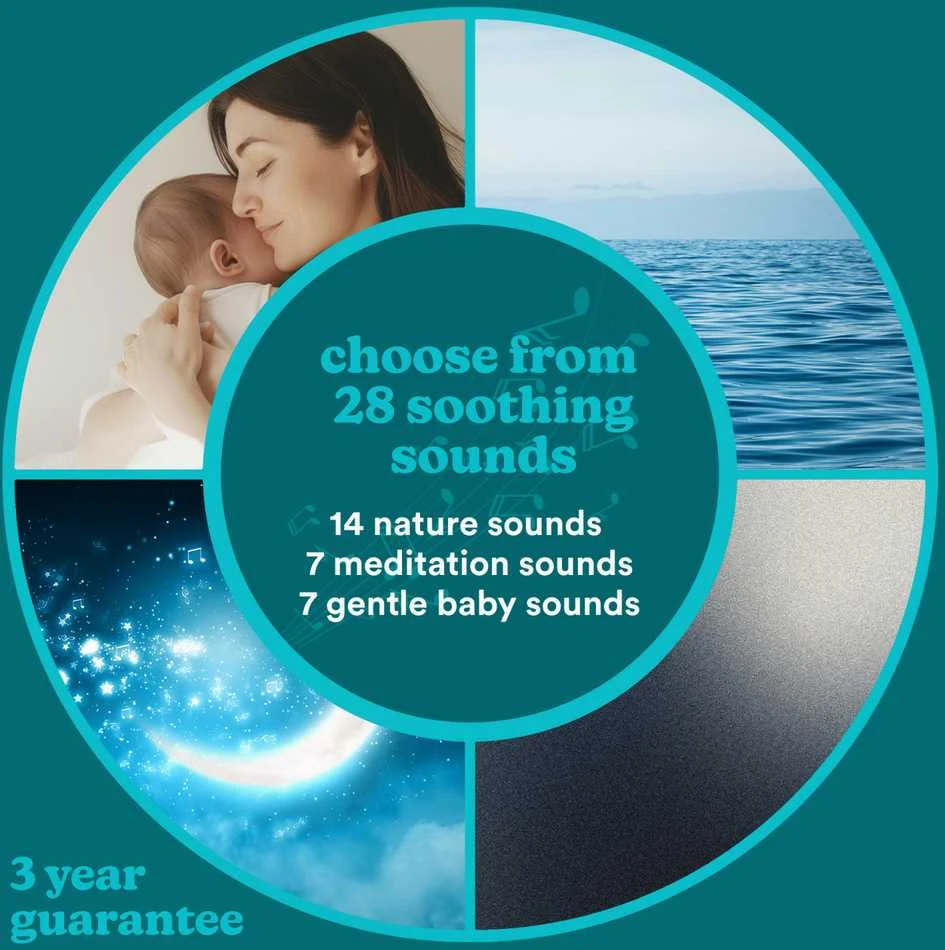 Homedics SS-2700WH Soundsleep Aura garso kalba