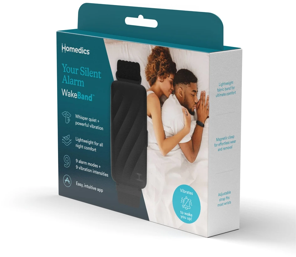 Homedics WakeBand SS-WB100BL-WW tylus žadintuvas, mėlynas