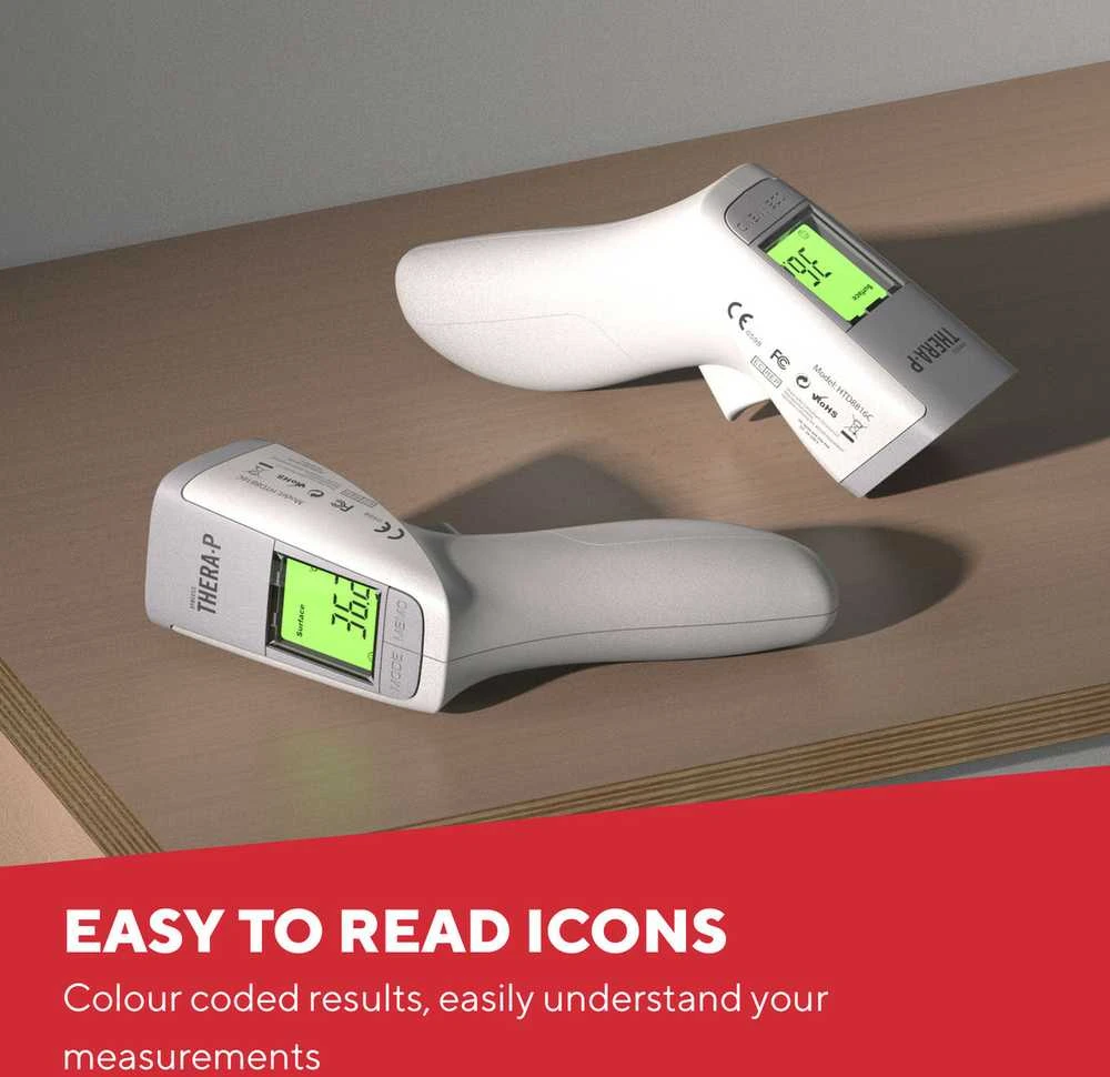 Homedics TE-450-EU Thera-P bekontaktis termometras