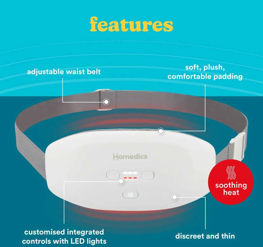 „Homedics WMH-200H Cycle Comfort“ šilumos ir vibracijos diržas