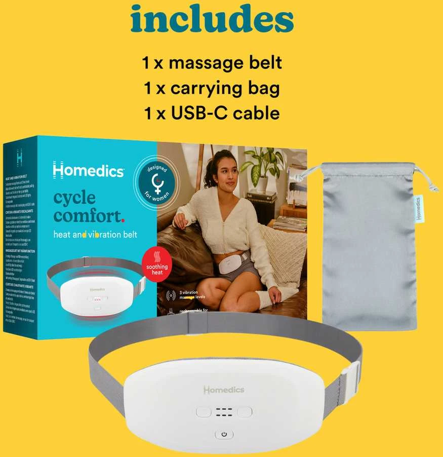 „Homedics WMH-200H Cycle Comfort“ šilumos ir vibracijos diržas