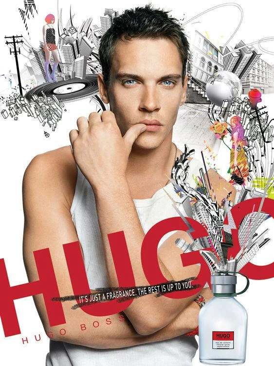Hugo Boss Hugo vyriško dezodoranto reklaminė nuotrauka