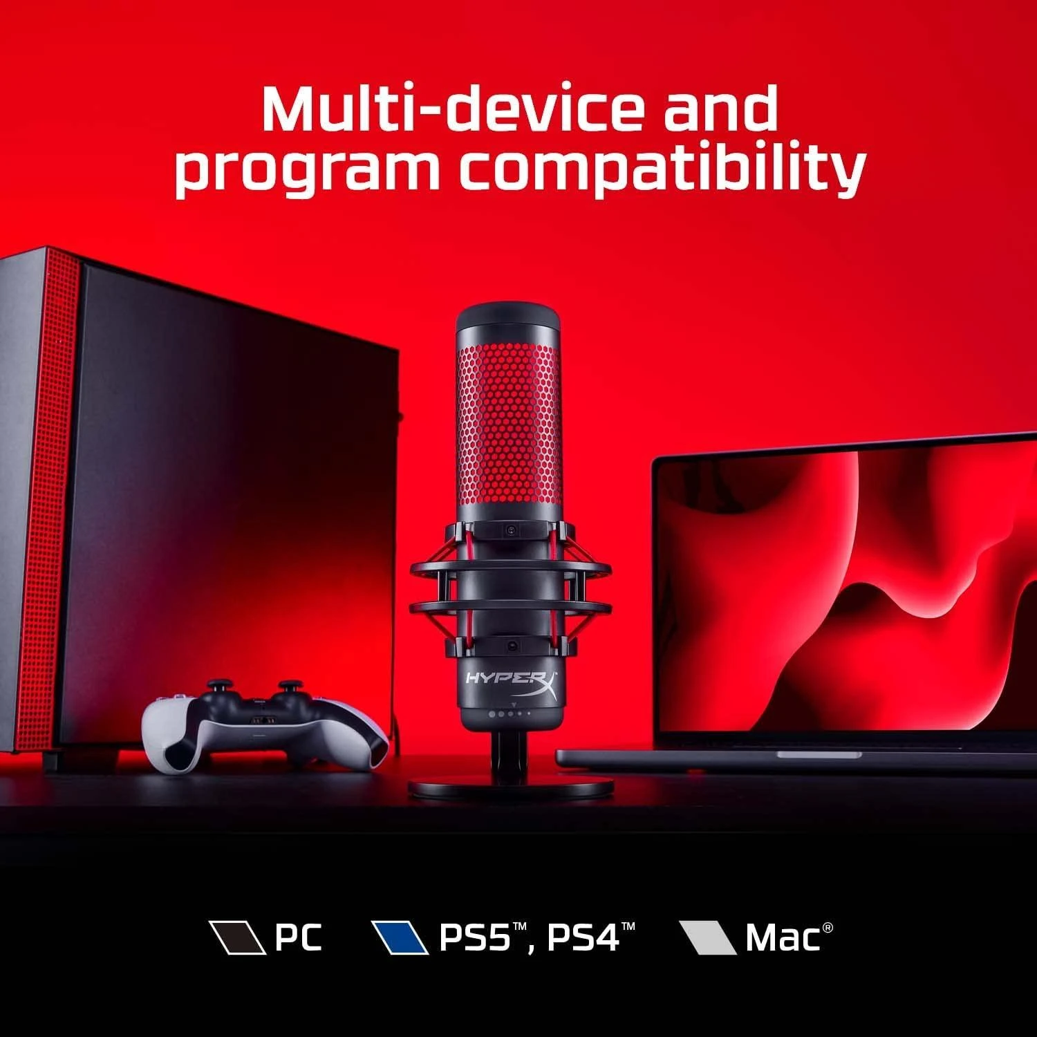 HyperX QuadCast - USB Kondensatorinis Mikrofonas