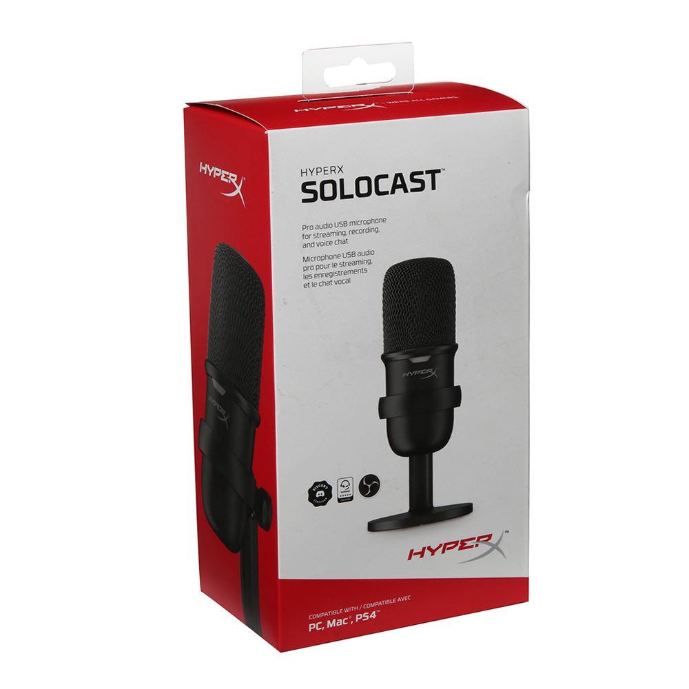 HyperX SoloCast - USB mikrofonas, juodas