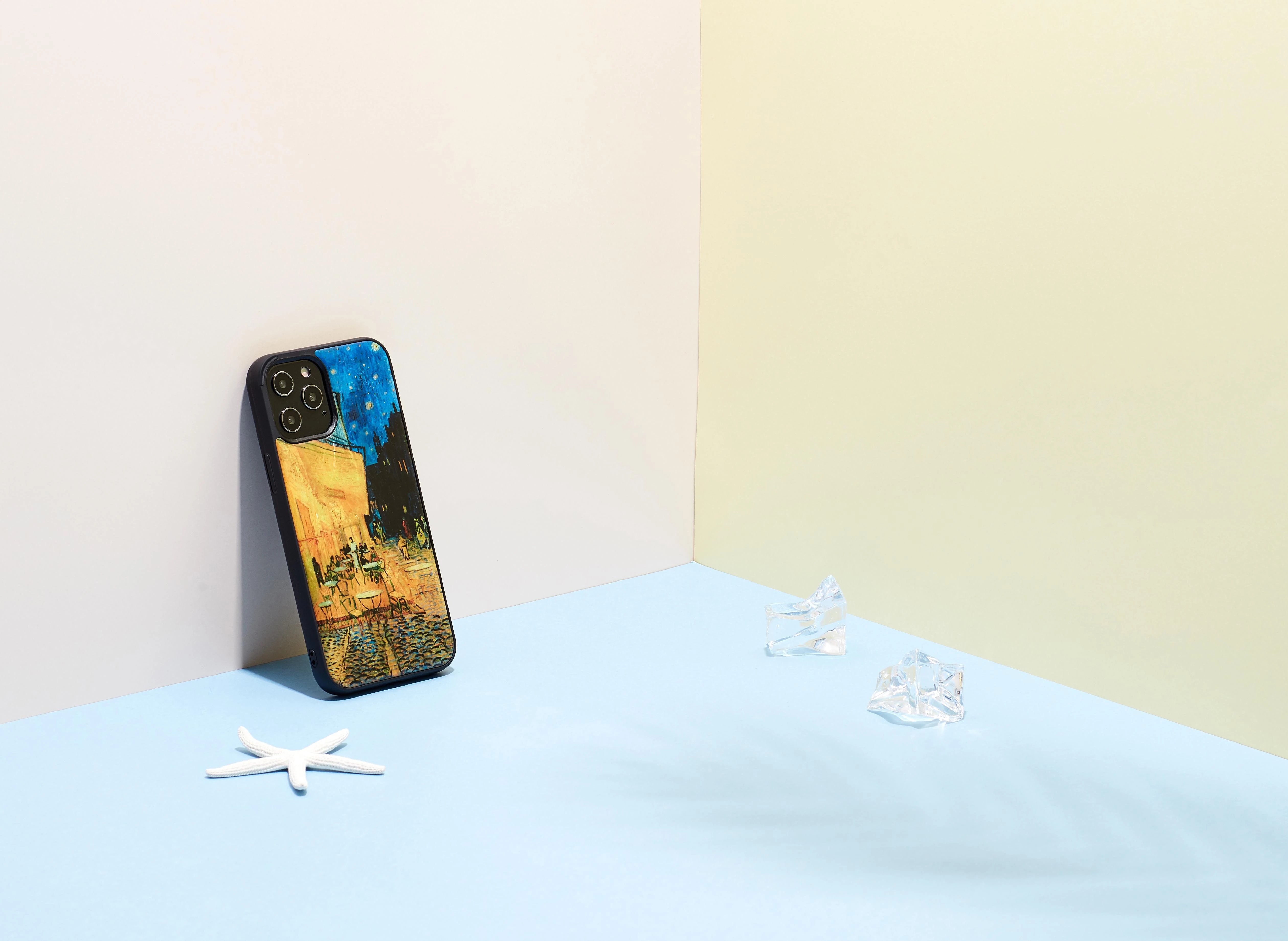 Dėklas iKins case for Apple iPhone 12/12 Pro cafe terrace juodas