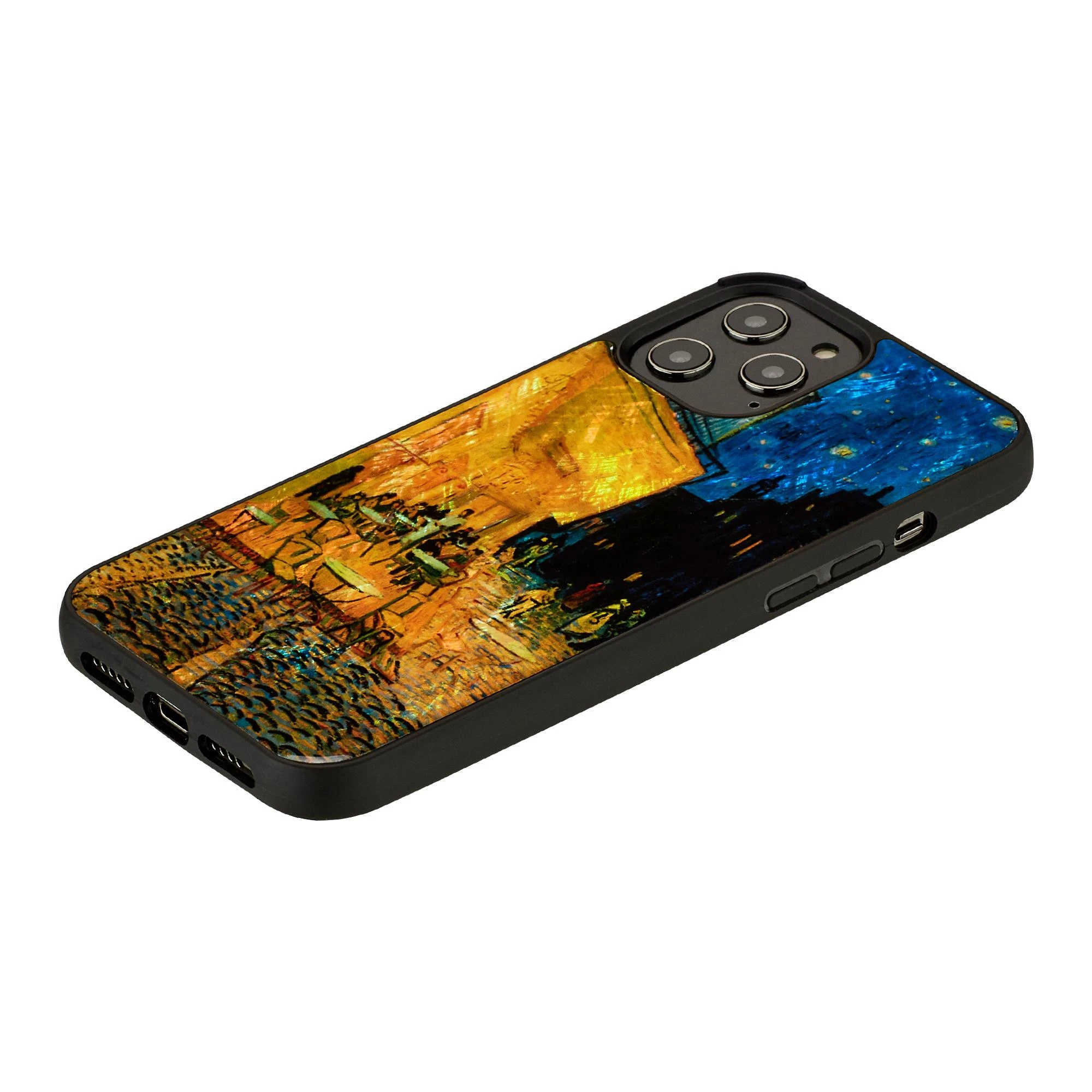 Dėklas iKins case for Apple iPhone 12/12 Pro cafe terrace juodas