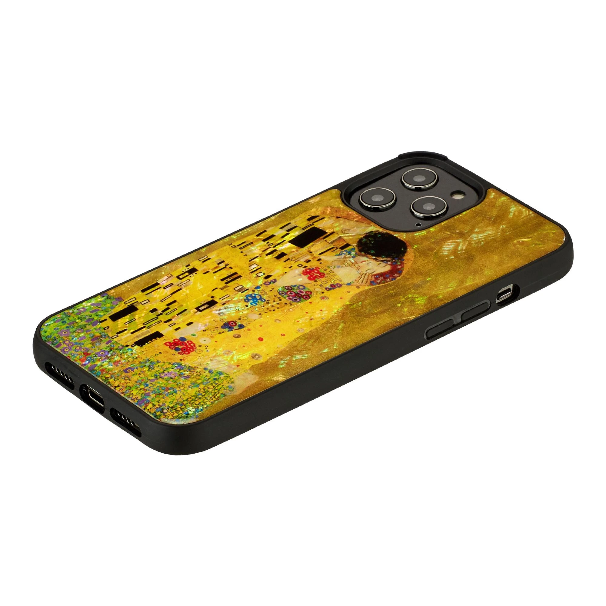 Dėklas iKins case for Apple iPhone 12/12 Pro kiss juodas
