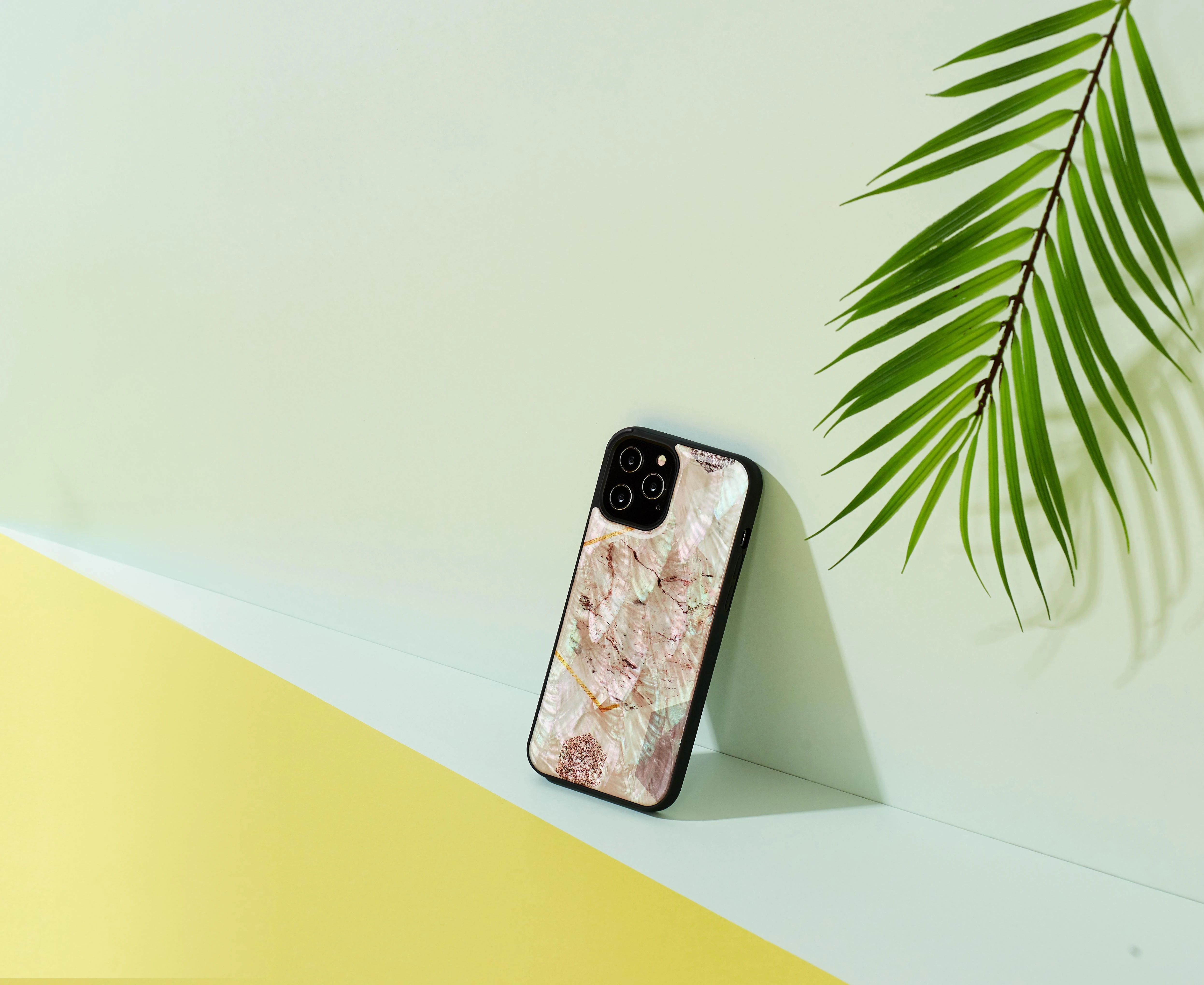 Dėklas iKins case for Apple iPhone 12/12 Pro pink marble