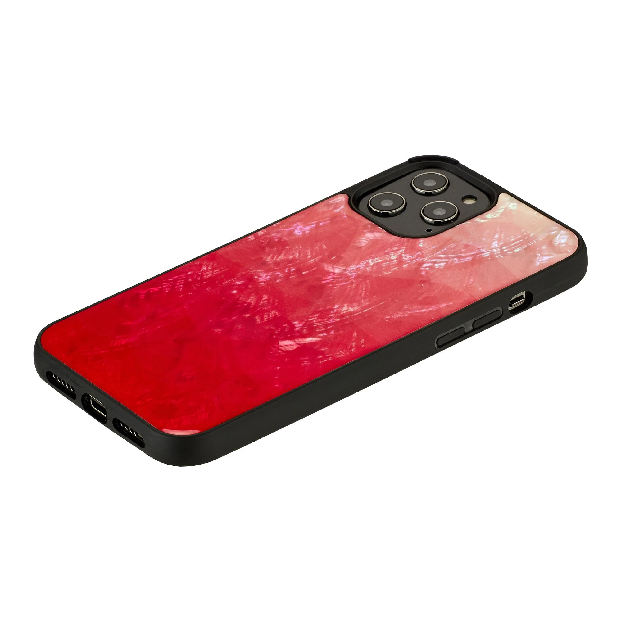 Dėklas iKins case for Apple iPhone 12/12 Pro pink lake juodas