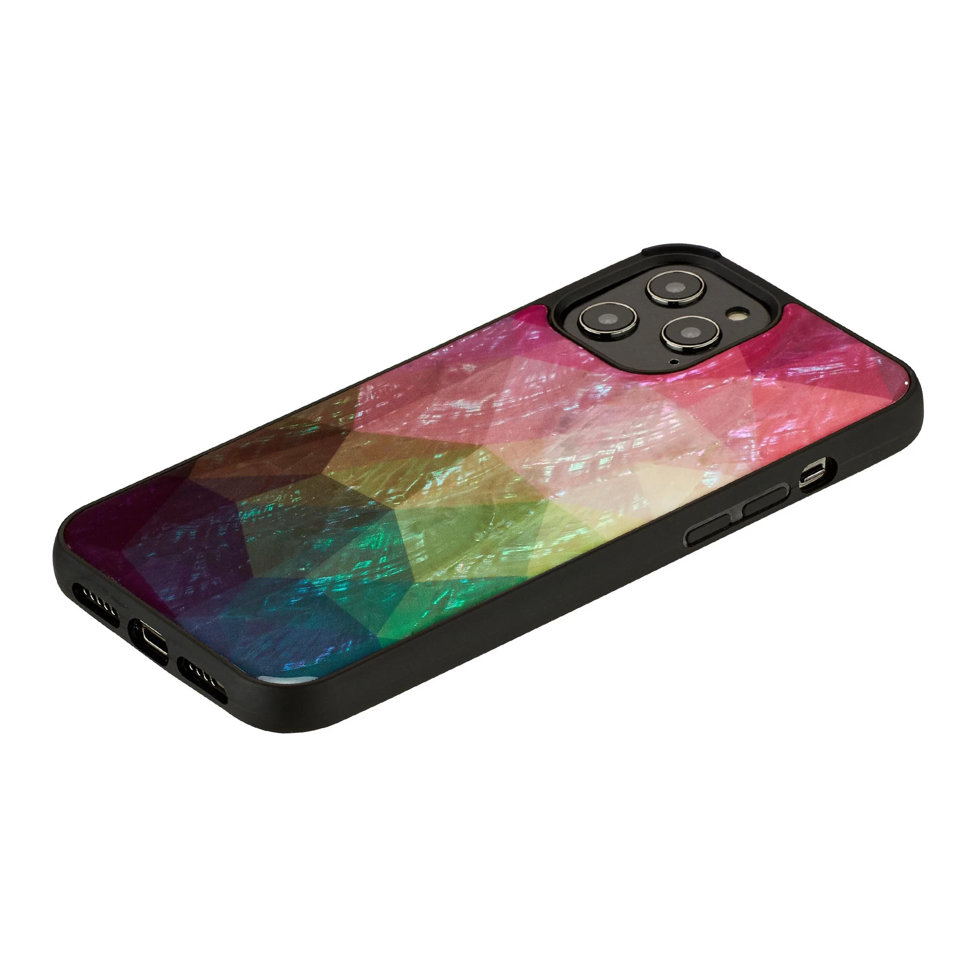 Dėklas iKins case for Apple iPhone 12/12 Pro water flower juodas